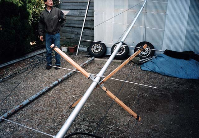 constructed boom stay