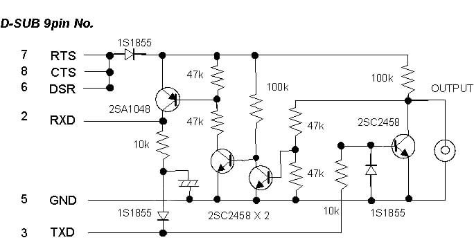 ICOM CI-V interface circuit