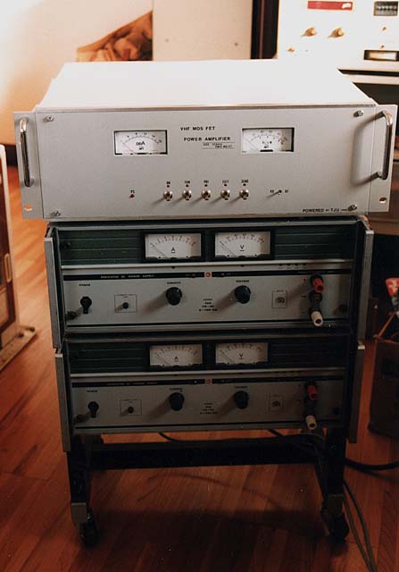 The kW FET 6m amprifier on power supplys